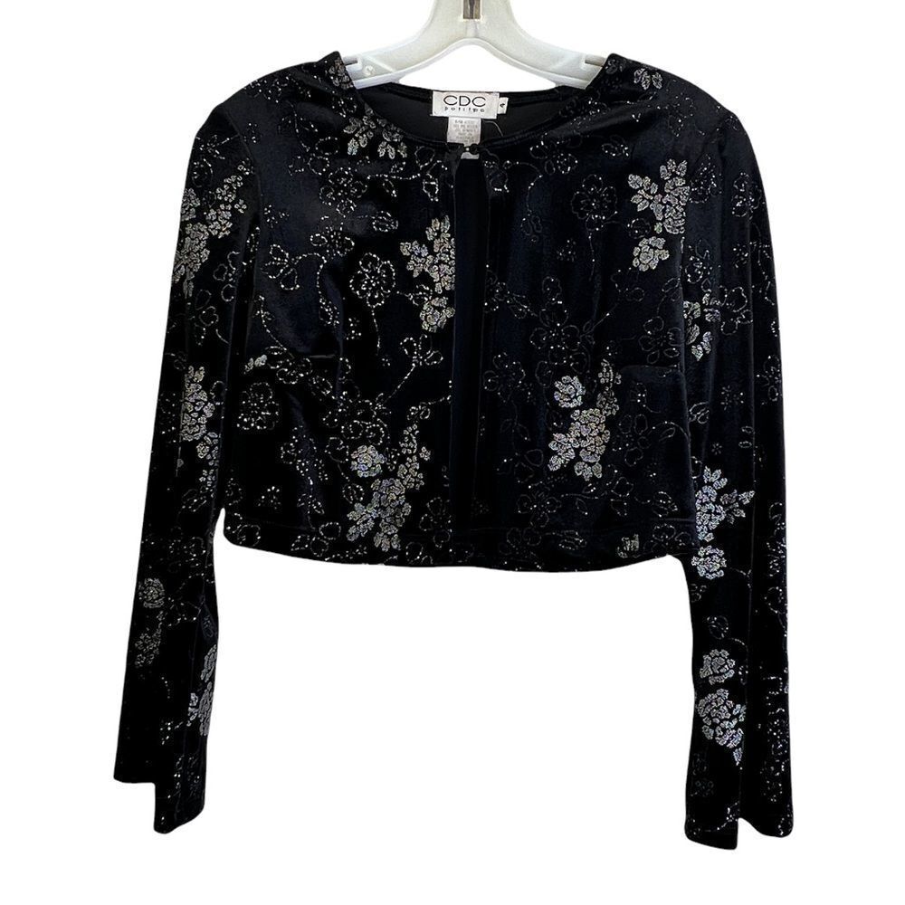 Vintage CDC Petites Cropped Velvet Jacket